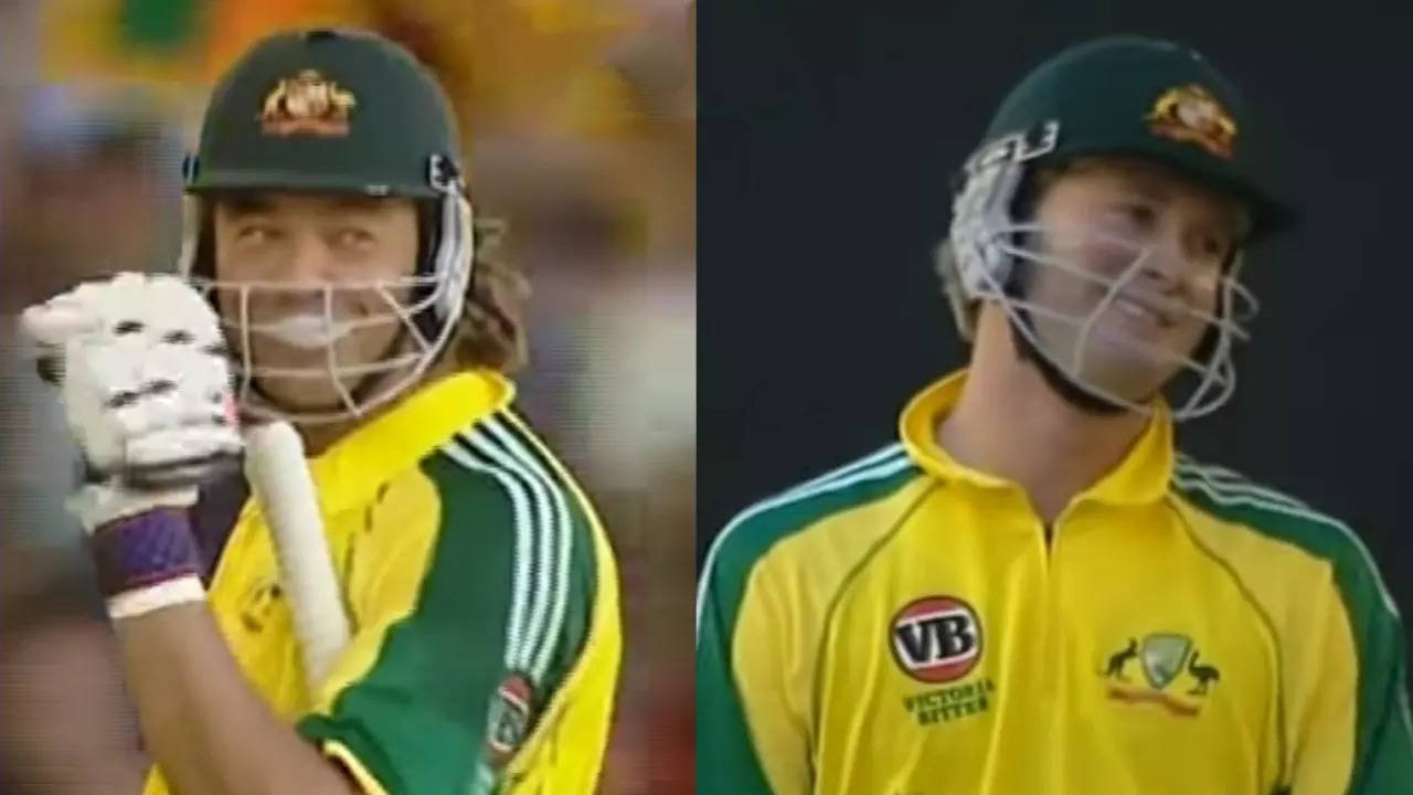 Andrew Symonds and Michael Clarke