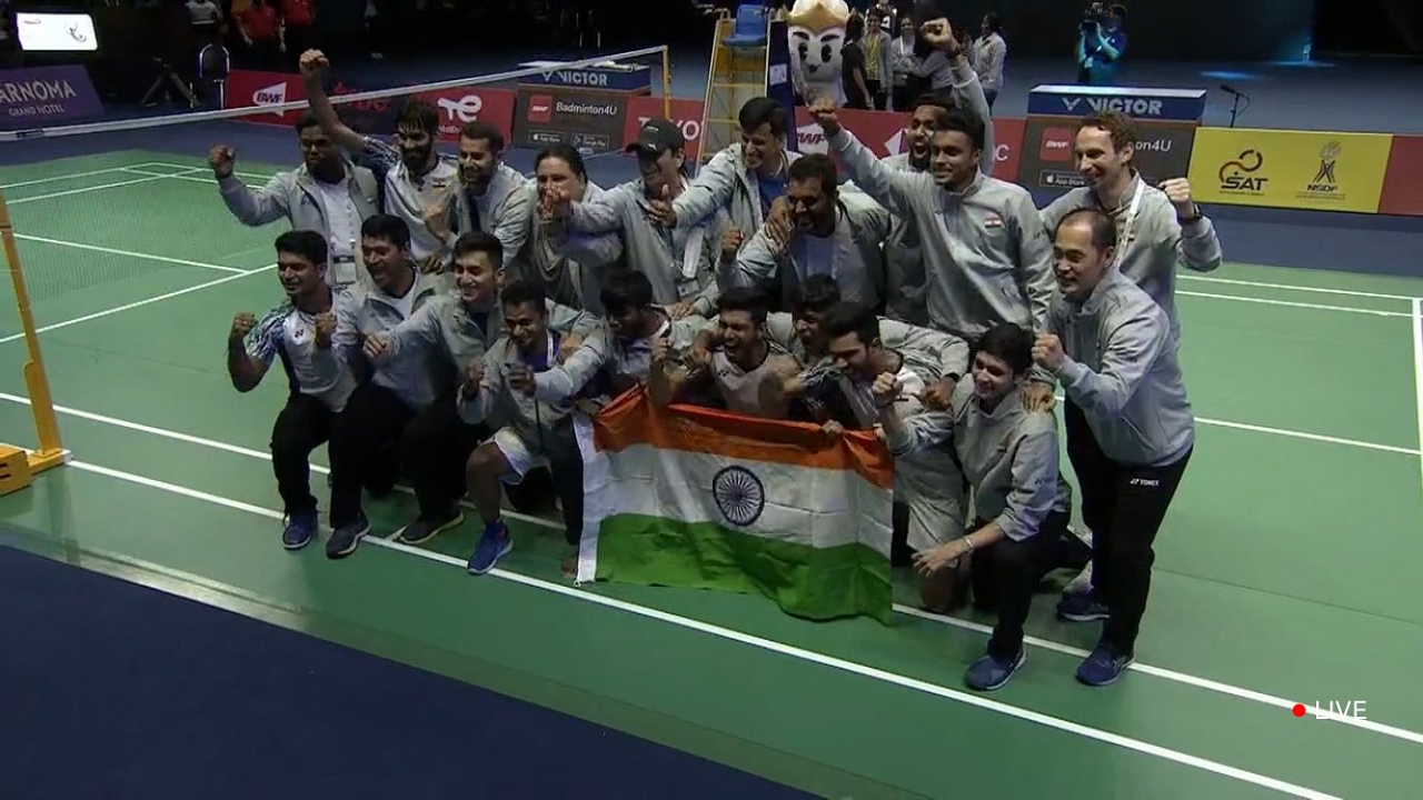 India win Thomas Cup