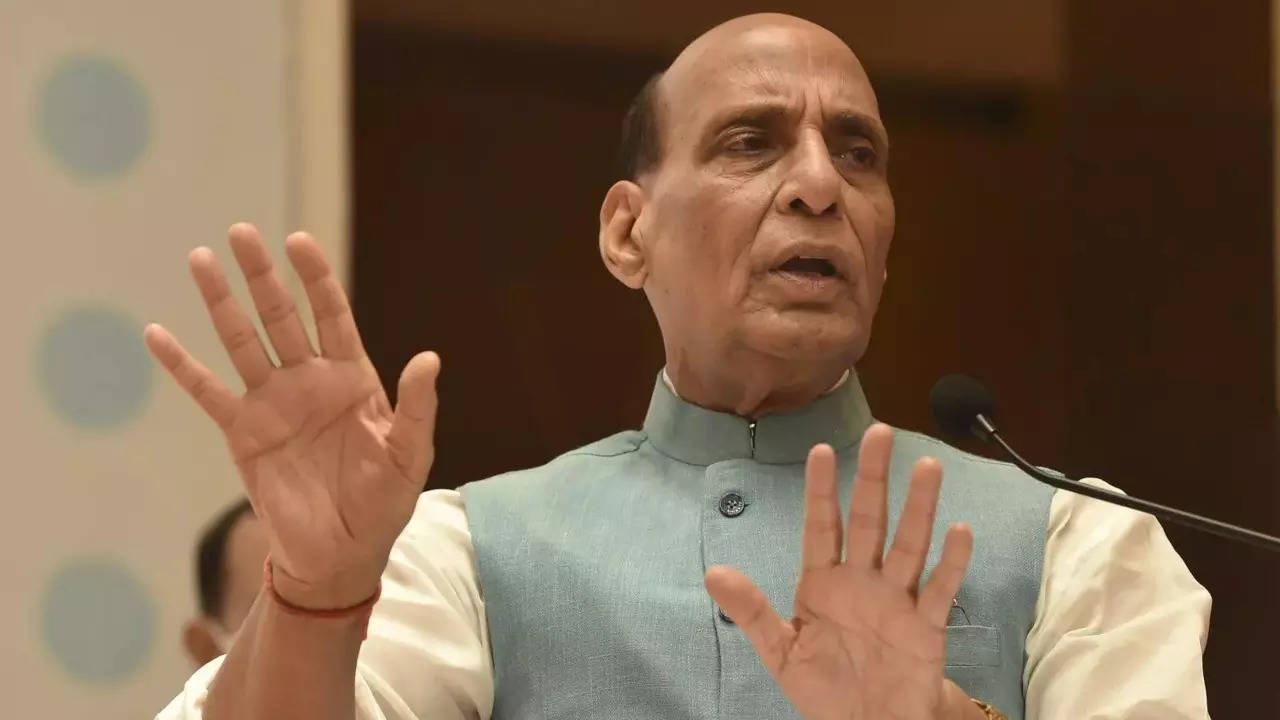 Rajnath Singh PTI