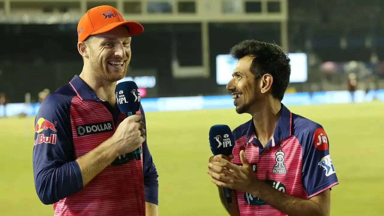 Jos Buttler and Yuzvendra Chahal