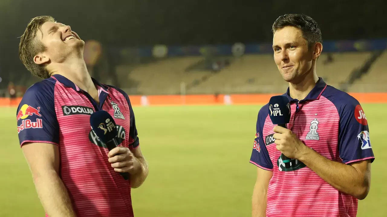 Trent Boult and Jimmy Neesham