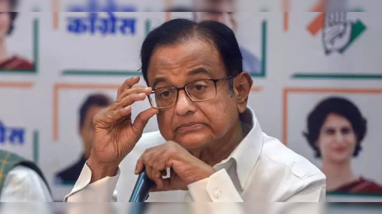 Congress leader and former finance minister P Chidambaram