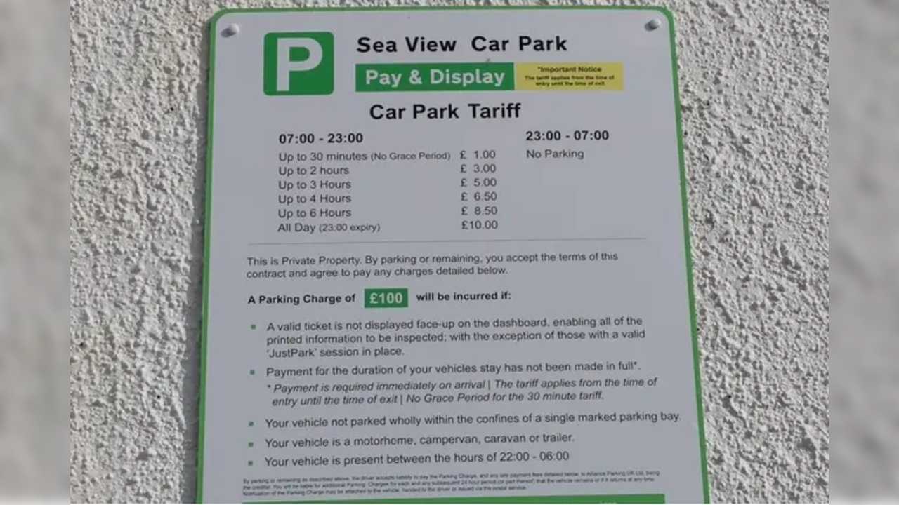 Car park fines drivers for 'passing through'