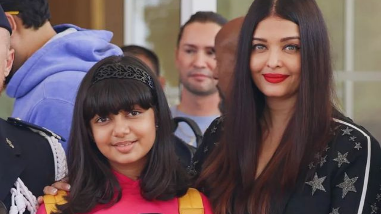 Aishwarya Rai Bachchan and Aaradhya at Cannes