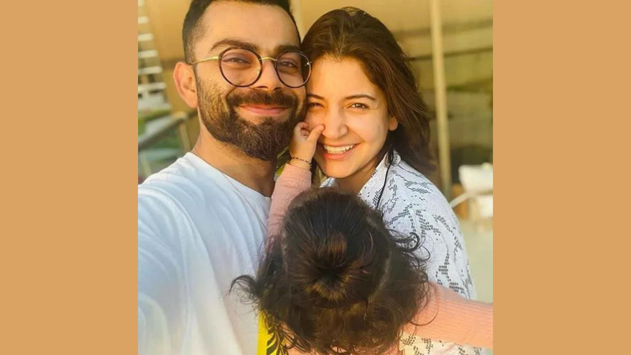 Virat-Anushka with Vamika