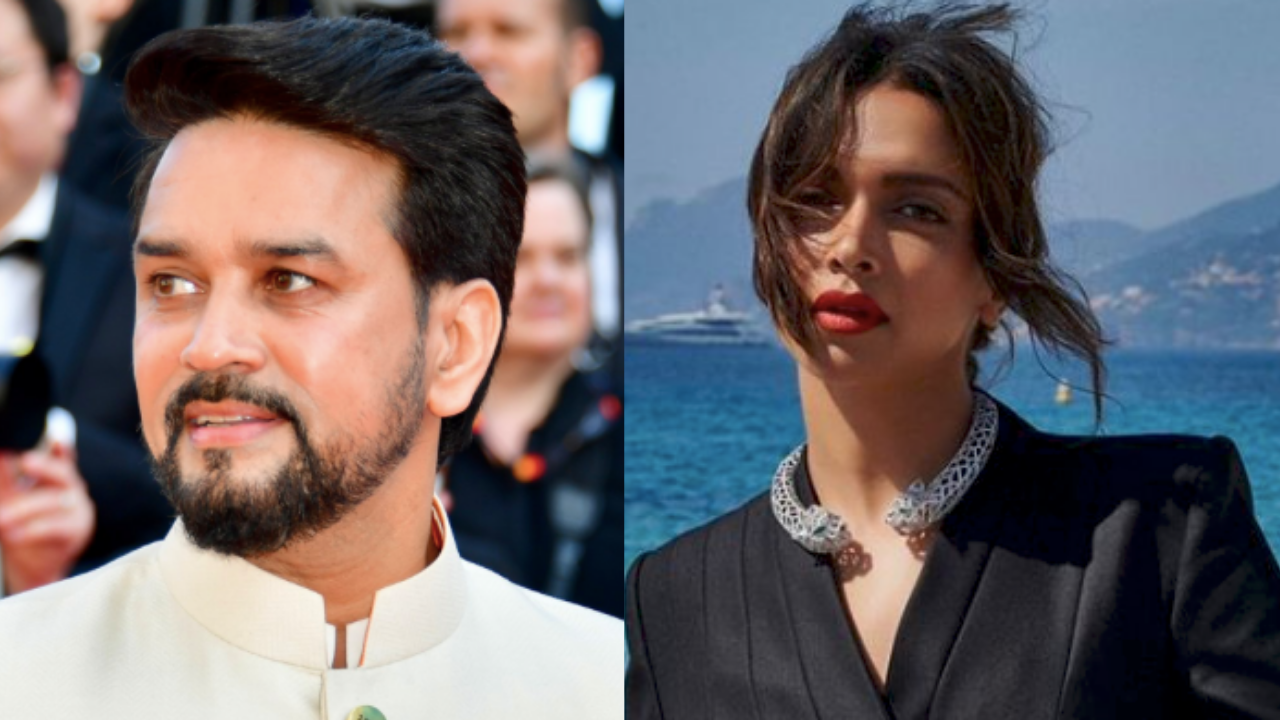 Anurag Thakur and Deepika Padukone