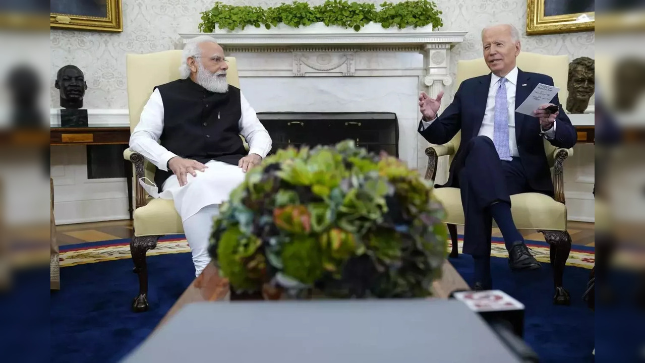 Joe Biden PM Modi PTI