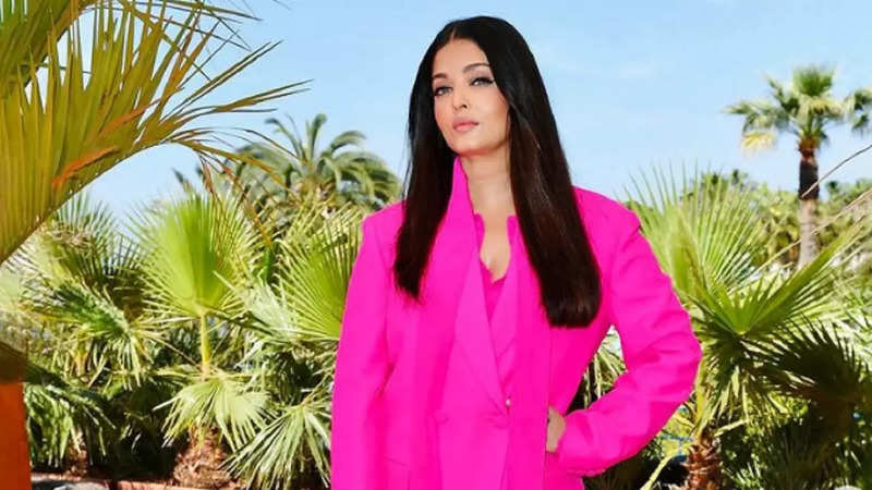 Aishwarya Rai Bold Pink Cannes 2022 first look