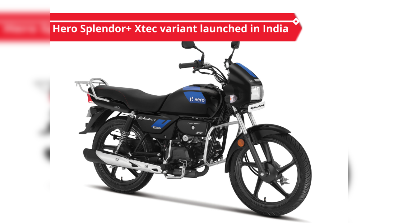 Hero Splendor Xtec launched