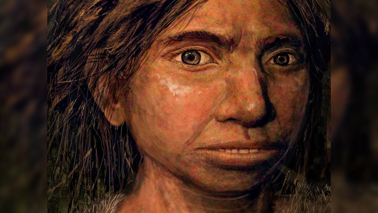 An artist's reconstruction of a young female Denisovan based on an ancient DNA sample from the fingertip of a Siberian girl | Image courtesy: Maayan Harel