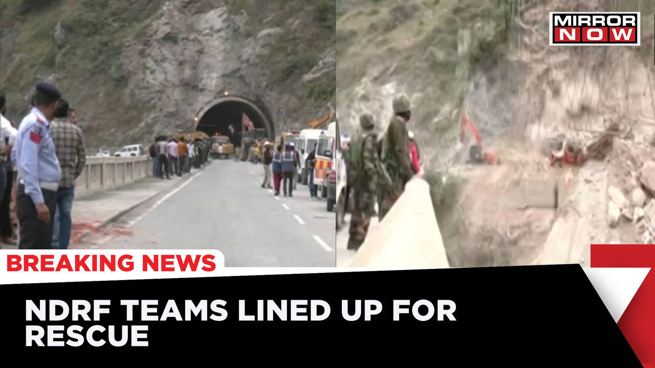 Jammu Tunnel Collapse NDRF On Rescue Mission, Several Machines Lined