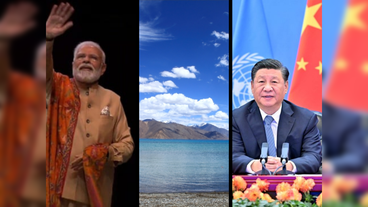 Pangong Tso Narendra Modi