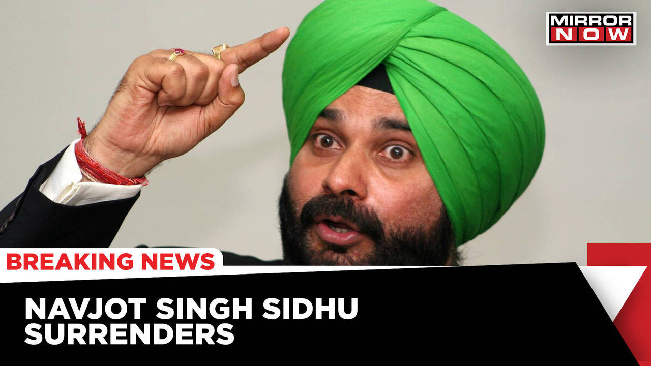 Road Rage Case: Navjot Singh Sidhu Surrenders, Being Taken For ...