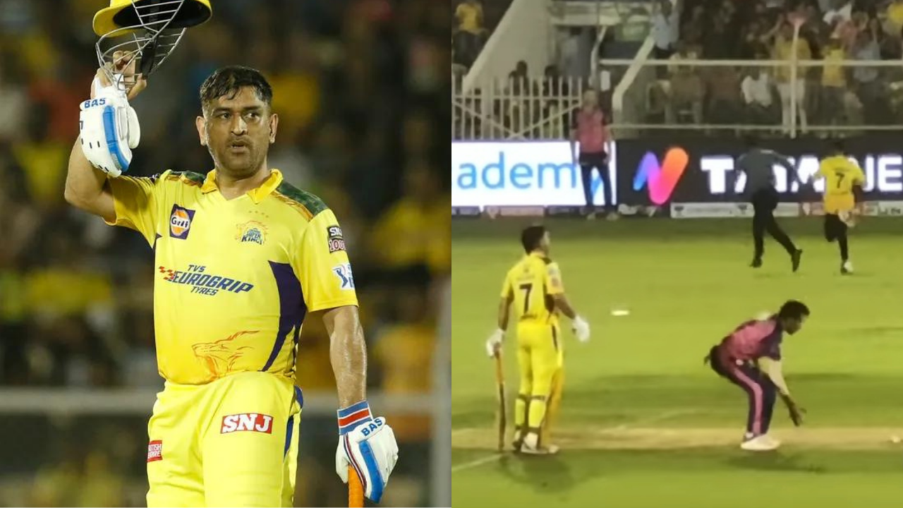 MS Dhoni fan RR vs CSK