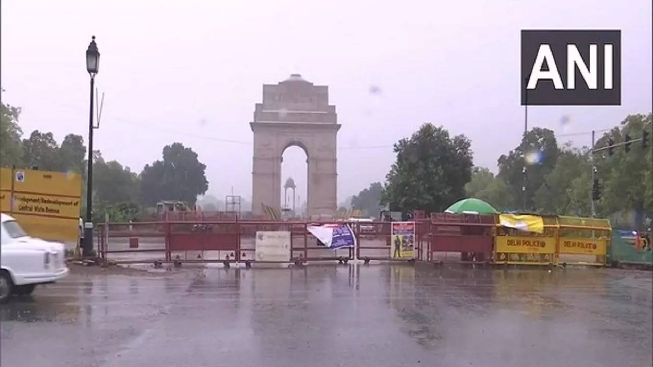 ​Visual from India Gate area in the national capital