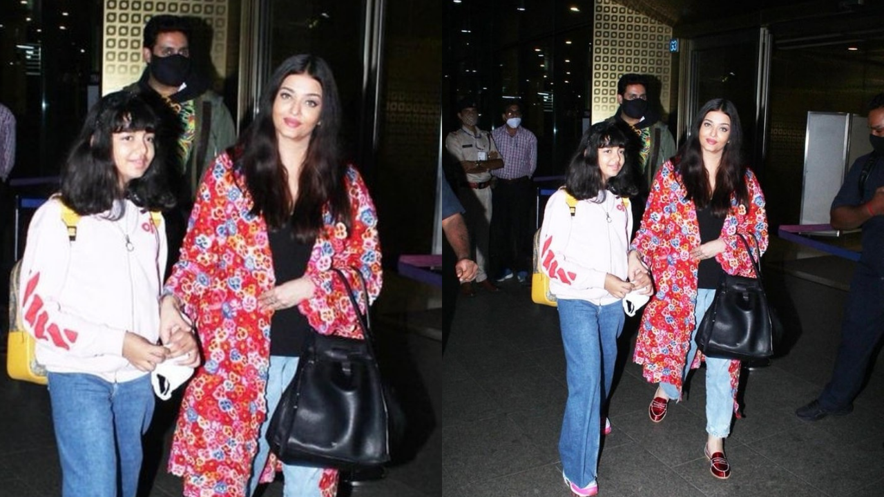 Aishwarya Rai Bachchan, daughter Aaradhya return to Mumbai after attending  Cannes Film Festival