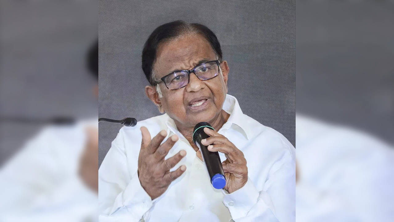 Senior Congress leader P Chidambaram