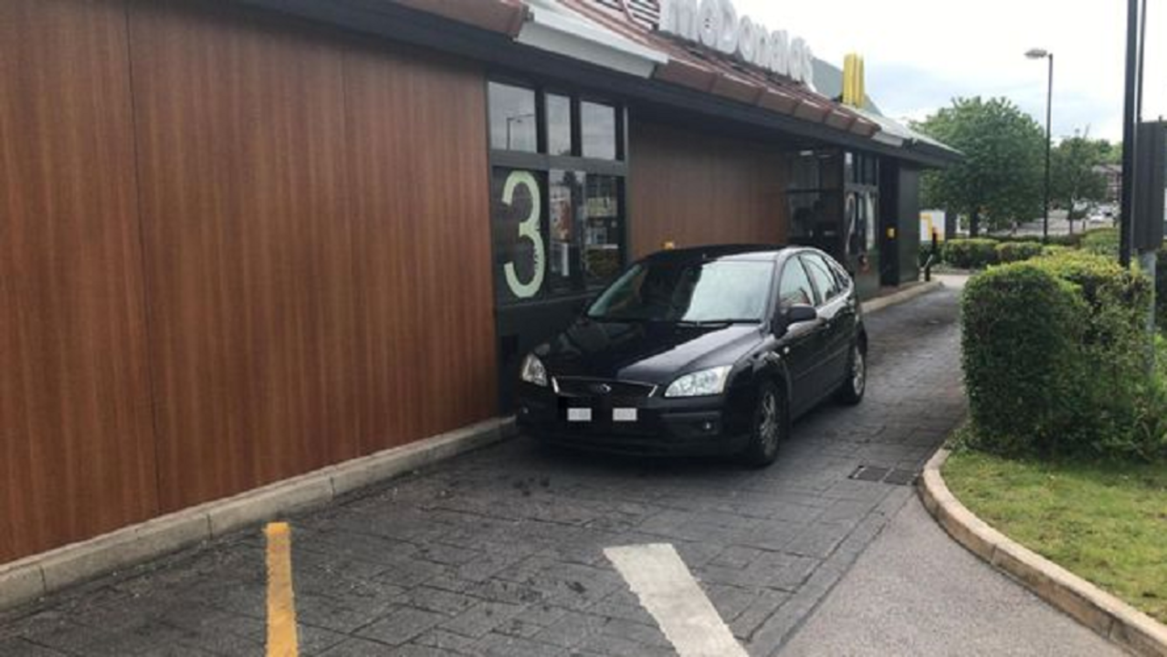 McDonald's customer blocks drive-thru for two hours