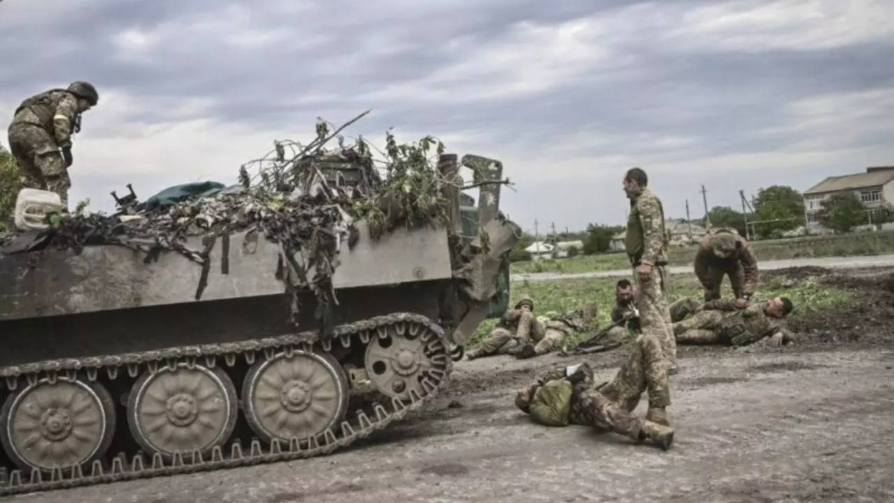 soldiers in the eastern Ukrainian region of Donbas AFP