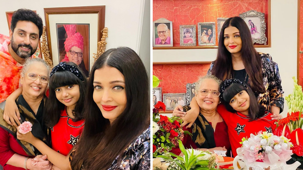 Aishwarya Rai's daughter Aaradhya celebrates her nani's birthday