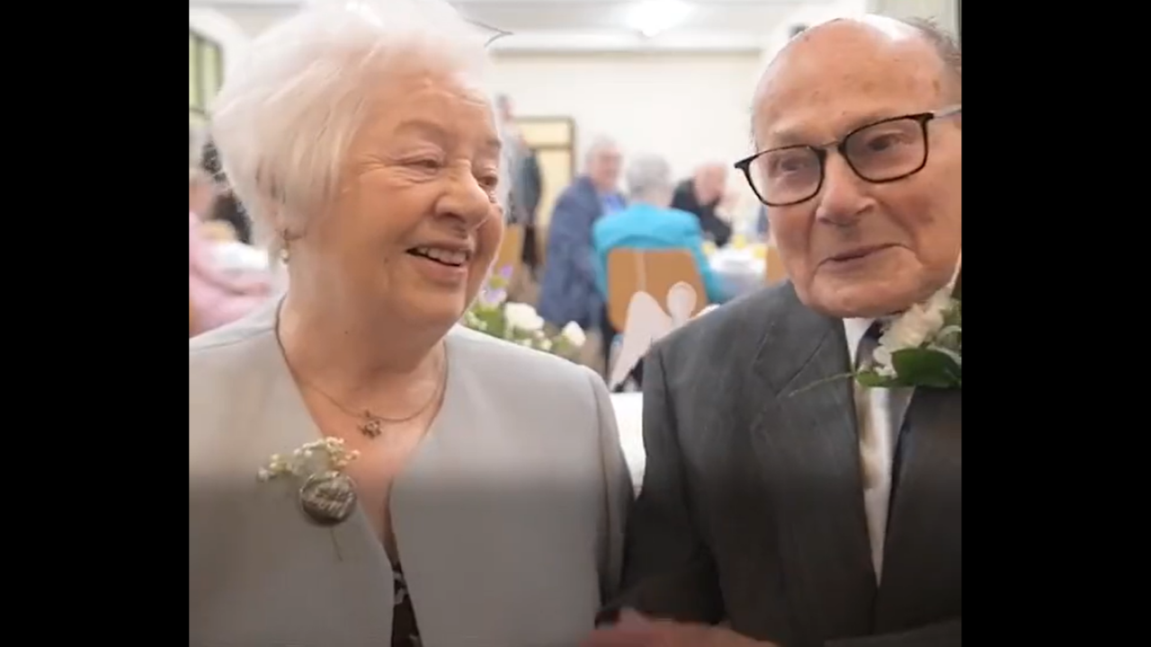 95-year-old man gets married