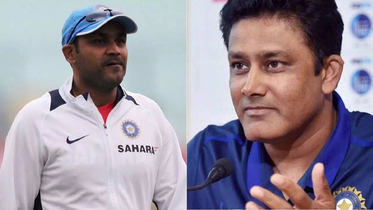 Virender Sehwag Anil Kumble