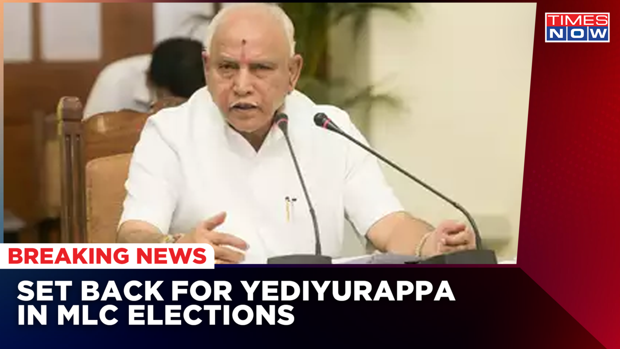 Karnataka MLC Election: BJP Announces Candidates List, BS Yediyurappa's ...