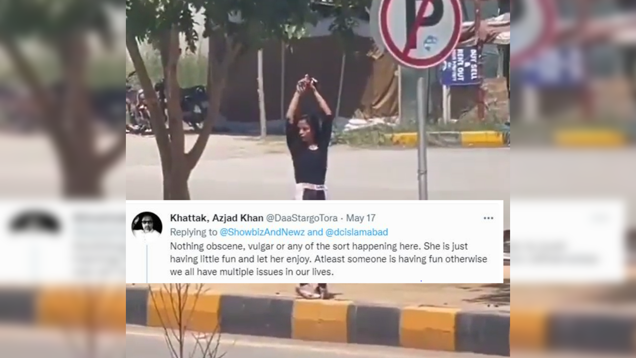 Girl dances on street; video triggers gender debate​