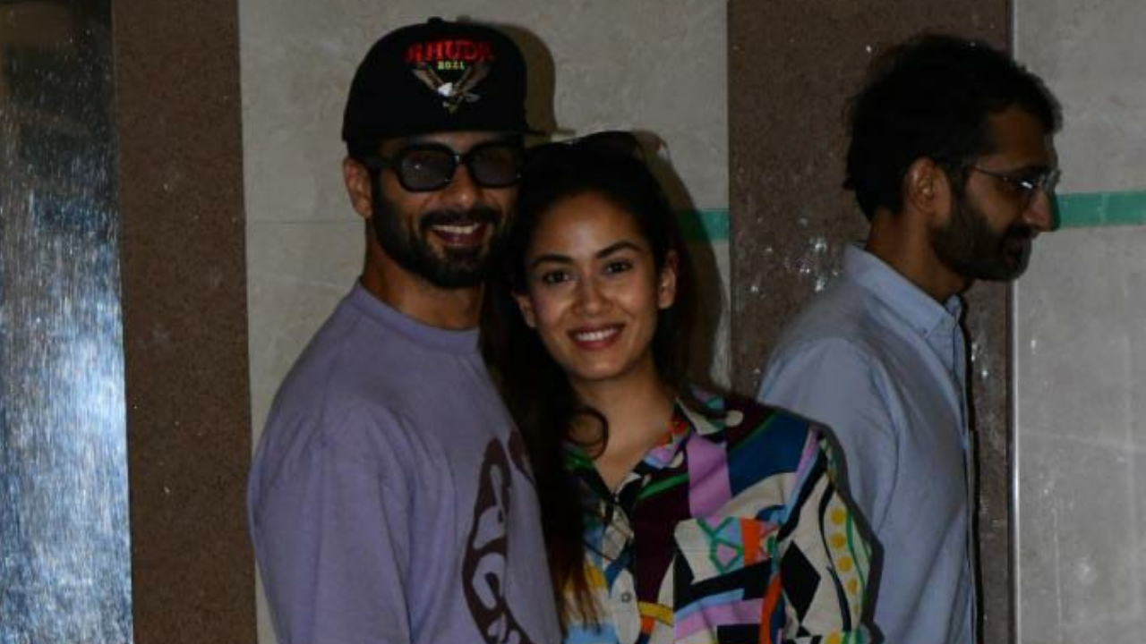 Shahid Kapoor and Mira Rajput