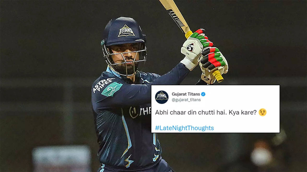 Rashid Khan gave a cheeky response to Gujarat Titans' question on Twitter