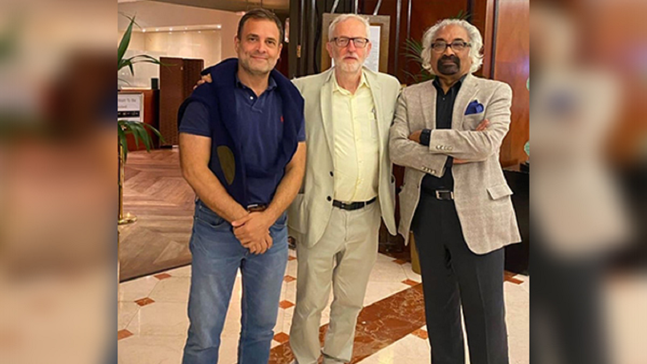 ​Congress MP Rahul Gandhi meets British Labour leader Jeremy Corbyn in London​