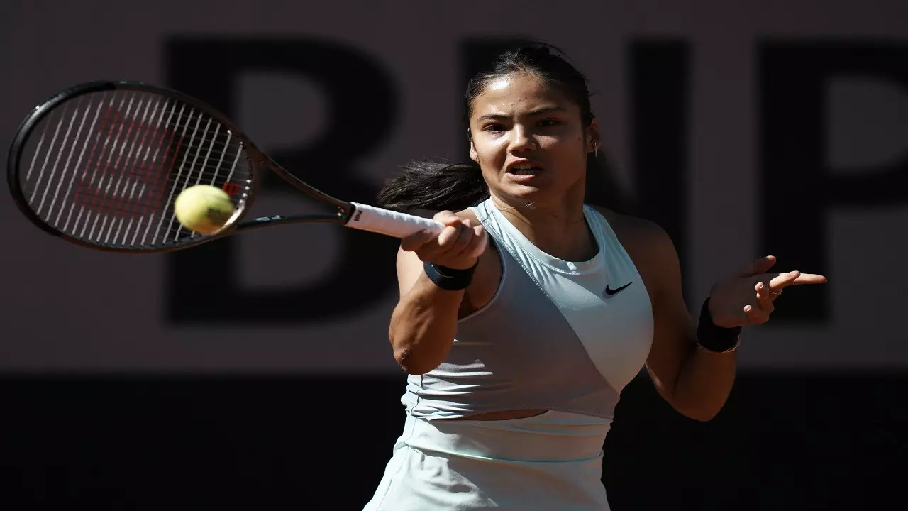 Emma Raducanu was bundled out of the French Open in the second round