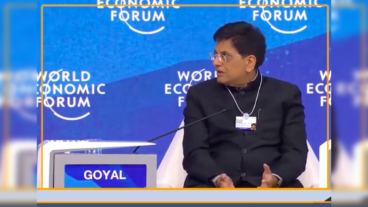 Piyush Goyal at World Economic Forum, Davos