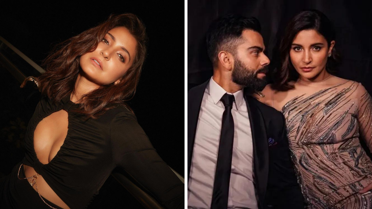 Anushka Sharma may have attended KJo's bash sans Virat Kohli but the cricketer did not skip commenting on her hot look