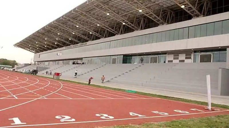 Thyagaraj stadium was reportedly asked to be emptied so that an IAS officer could walk his dog
