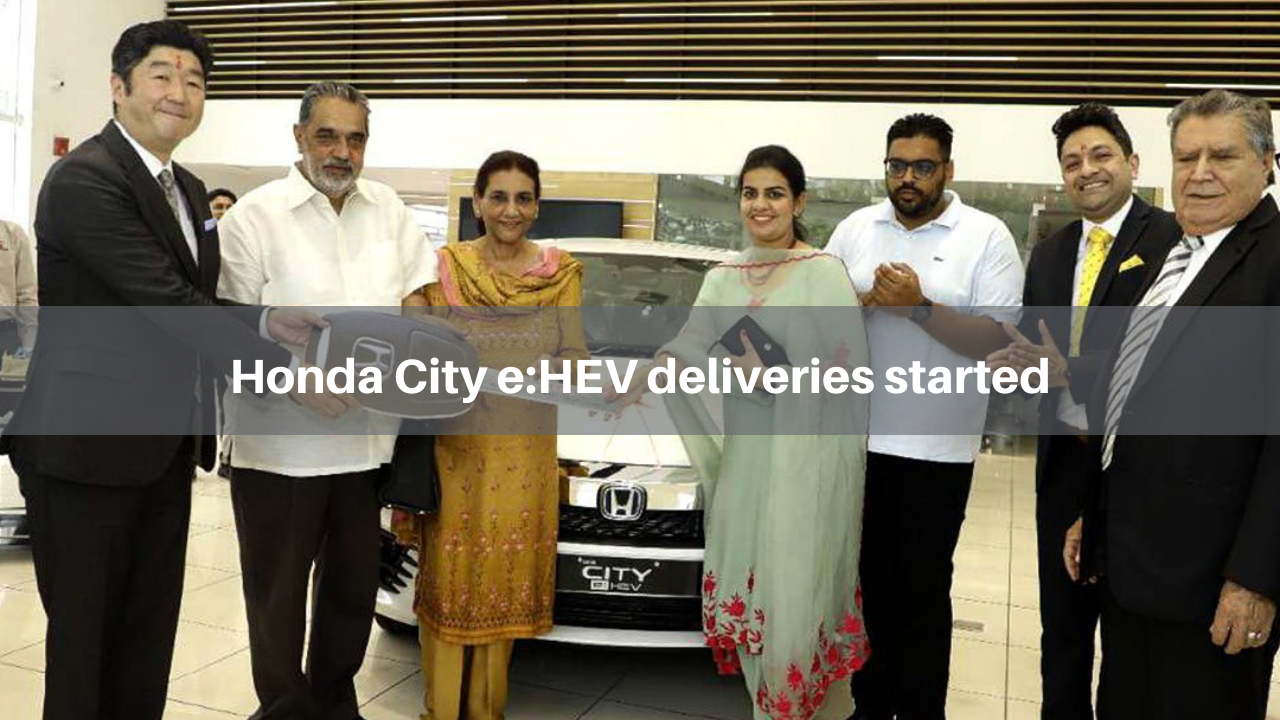 Honda starts delivering City e:HEV