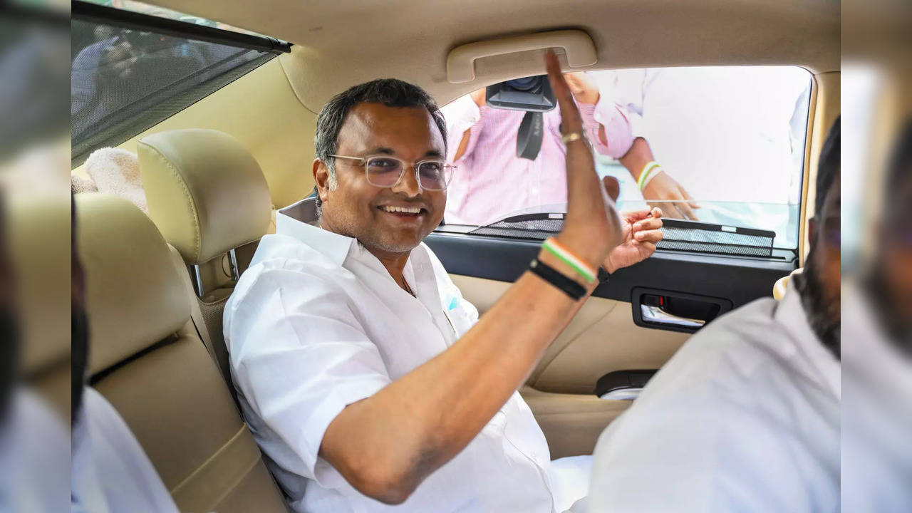 New Delhi: Congress MP Karti Chidambaram, accused of facilitating visas for Chin...