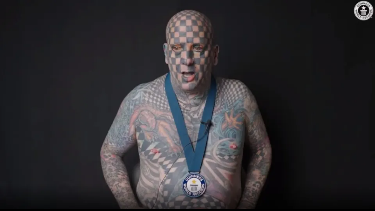 Unique tattoos got me a world record  Guinness World Records  YouTube