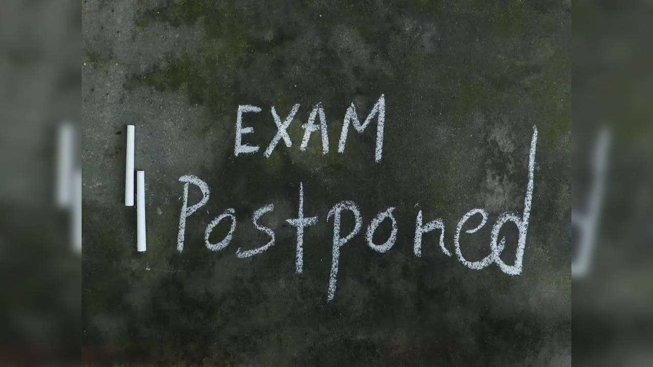 Exam postponed