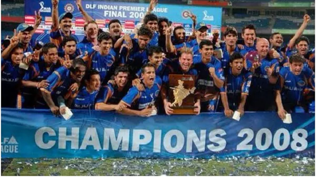 first ipl winner rajasthan royals team