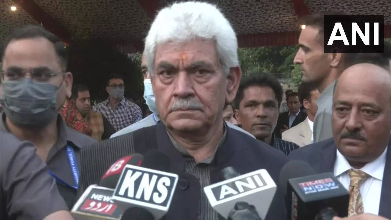 Jammu and Kashmir Lieutenant Governor Manoj Sinha