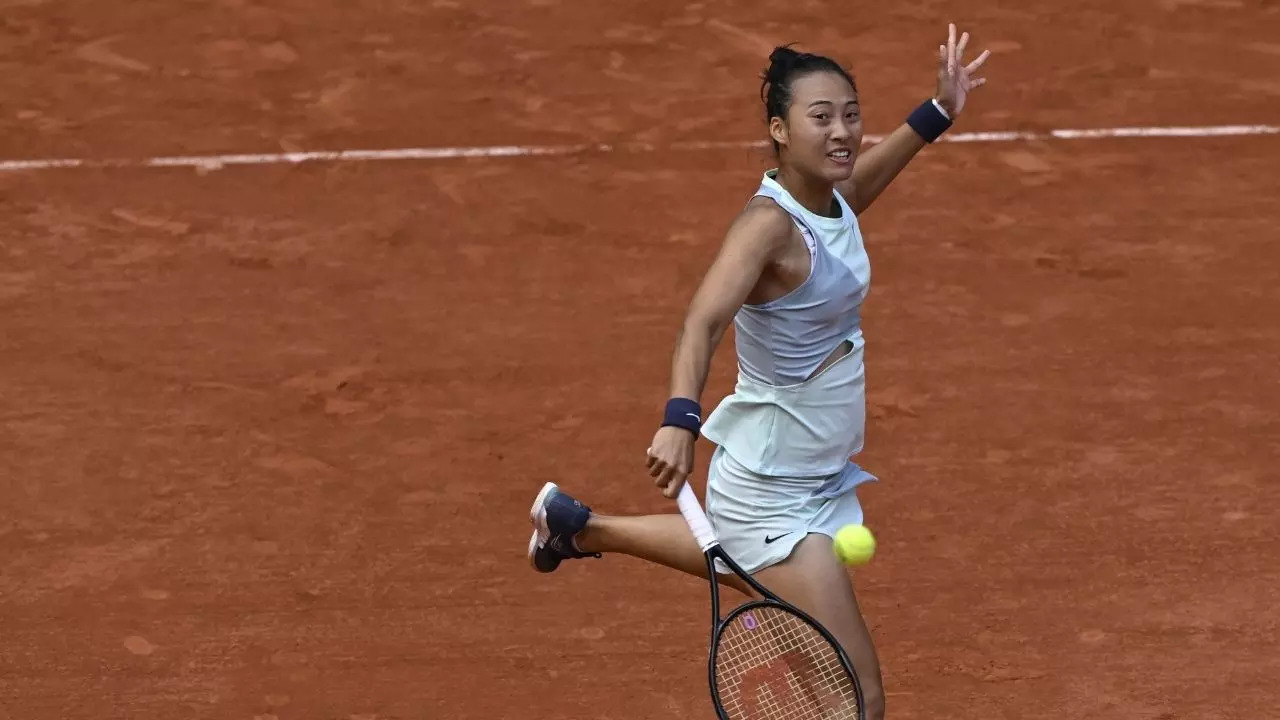 Zheng roland garros loss QF