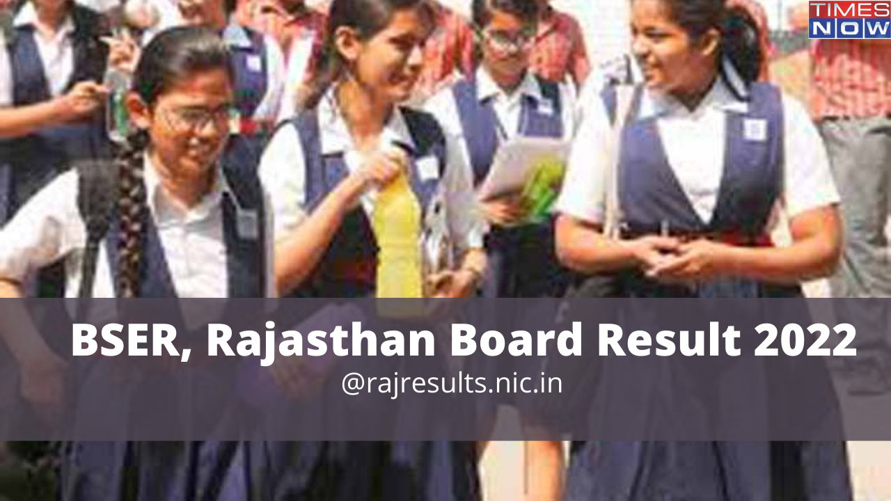 BSER Ajmer Result 2022 Class 12 Updates BSER Raj Board 12th Result to be available at rajresultsnicin