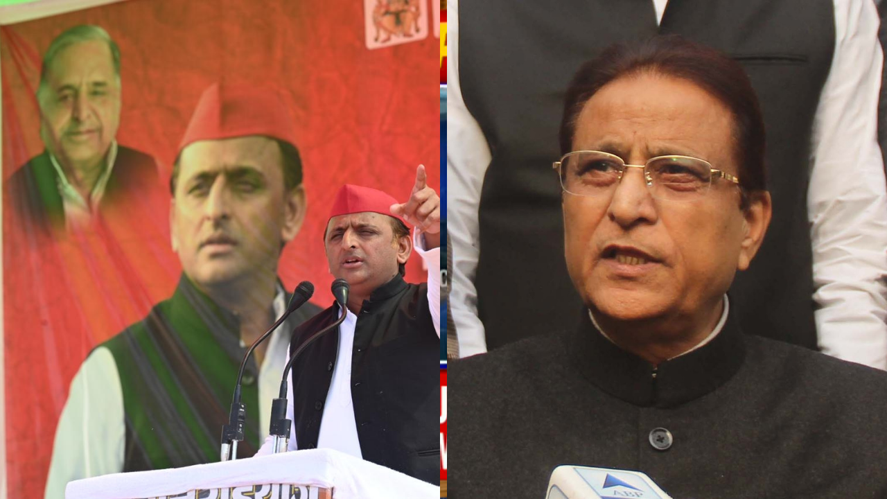 akhilesh yadav - azam khan