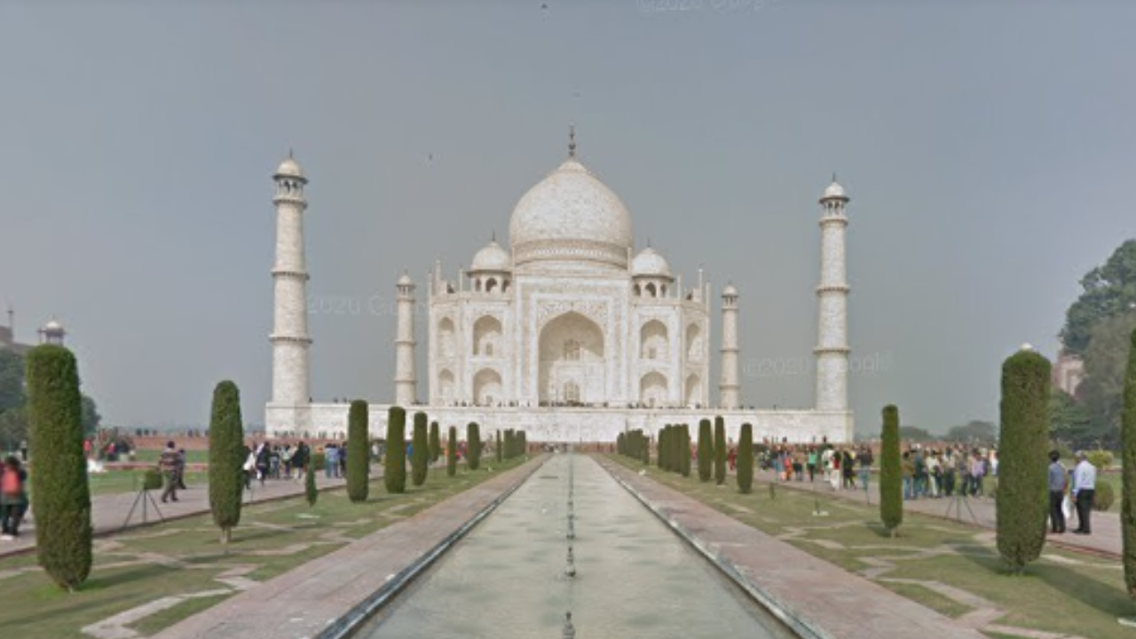 Taj Mahal is one of the world's most visited monuments on Google Street View