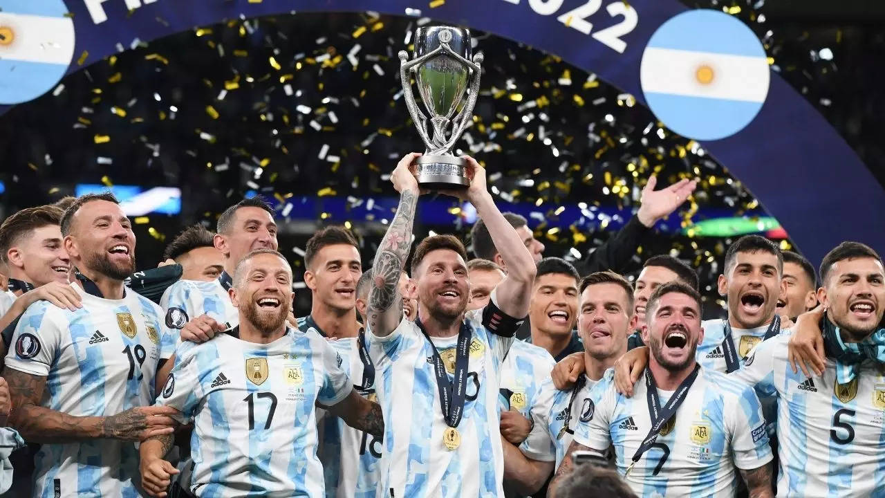 EURO2024 Argentina vs Italy Finalissima 2022 Messi