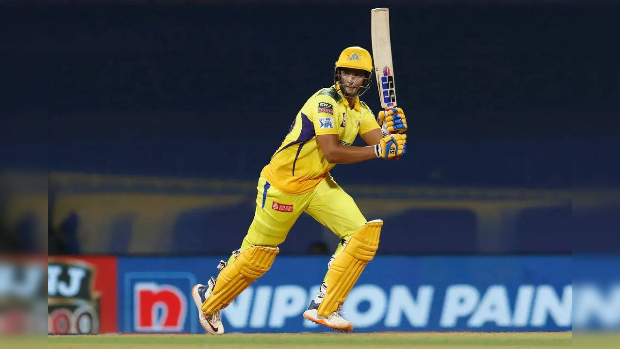 Shivam Dube Chennai Super Kings.