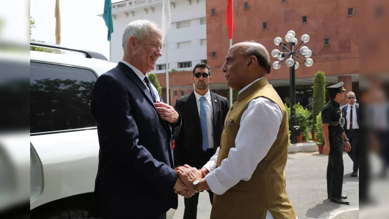 Rajnath with Gantz