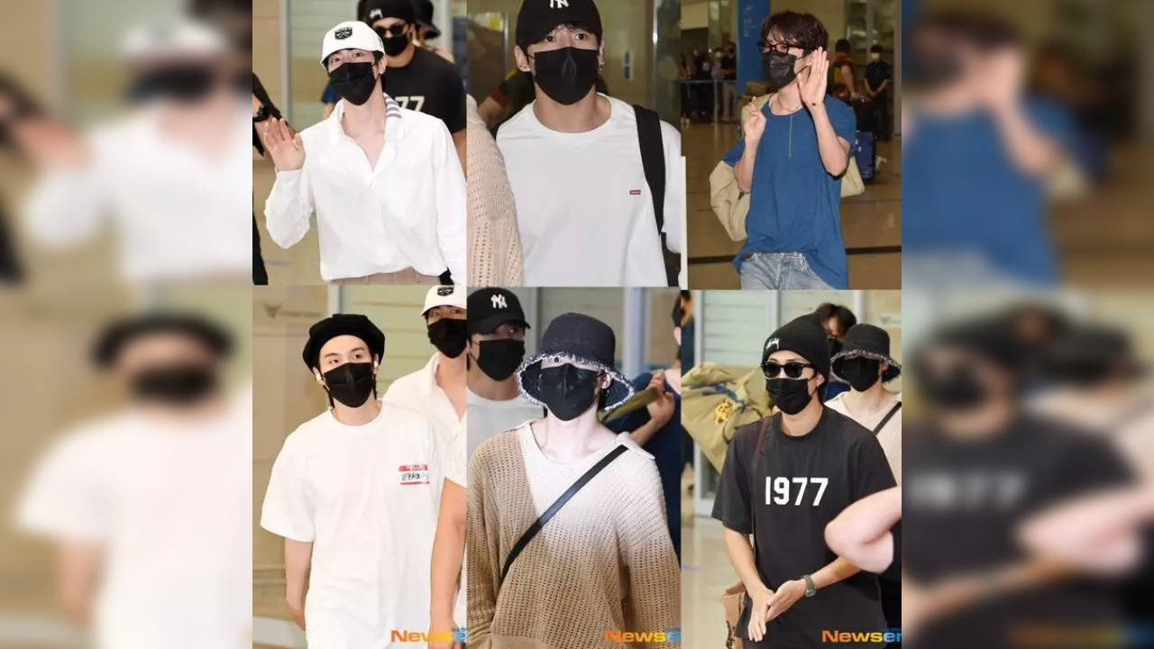 Check Out BTS's Recent Airport Outfits