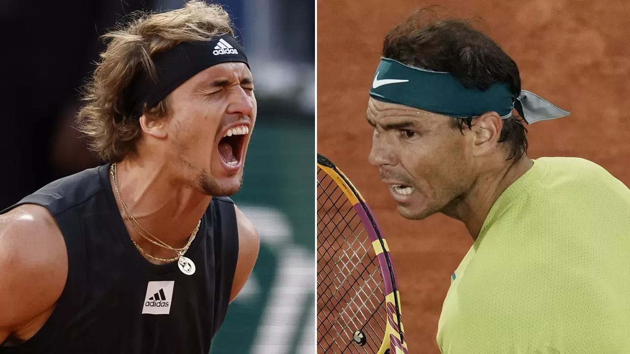 Nadal vs Zverev French Open semis